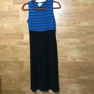 Vintage K Studio Size 8 Waffle Knit Sleeveless Dress